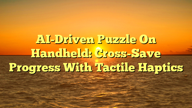 AI-Driven Puzzle On Handheld: Cross-Save Progress With Tactile Haptics